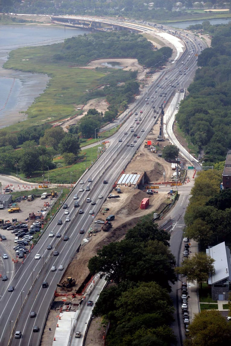 Aerial Shot of Structurally Deficient Bridges