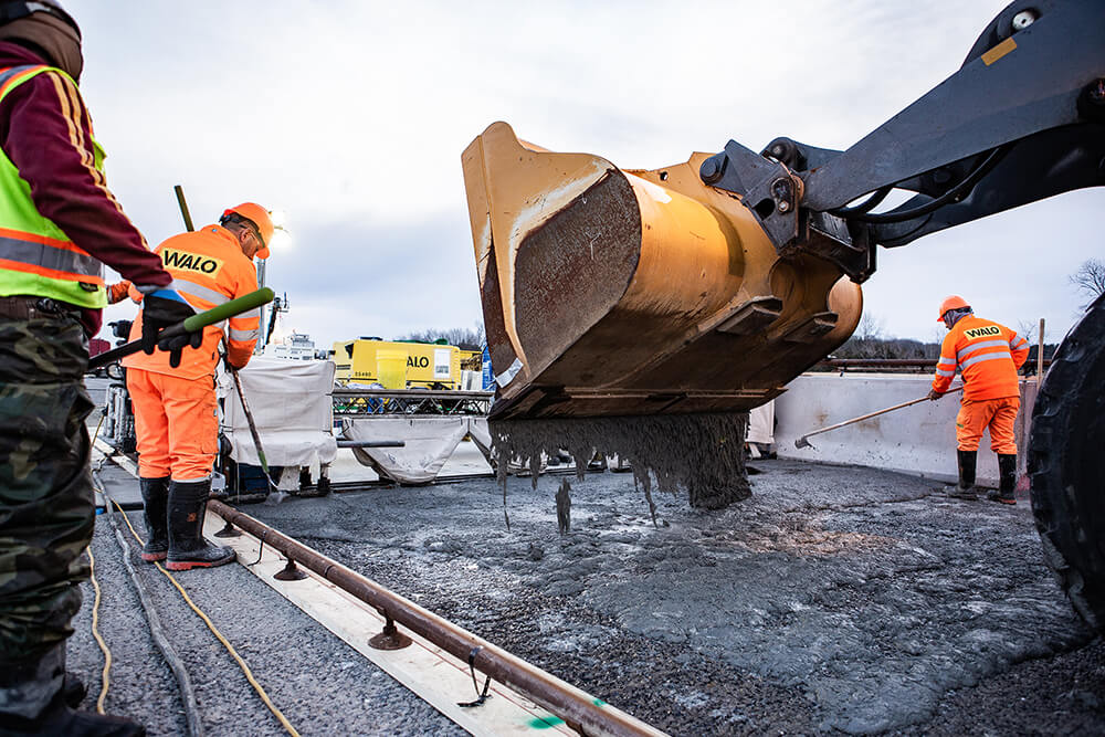 UHPC Solutions team working to repair bridge infrastructure 