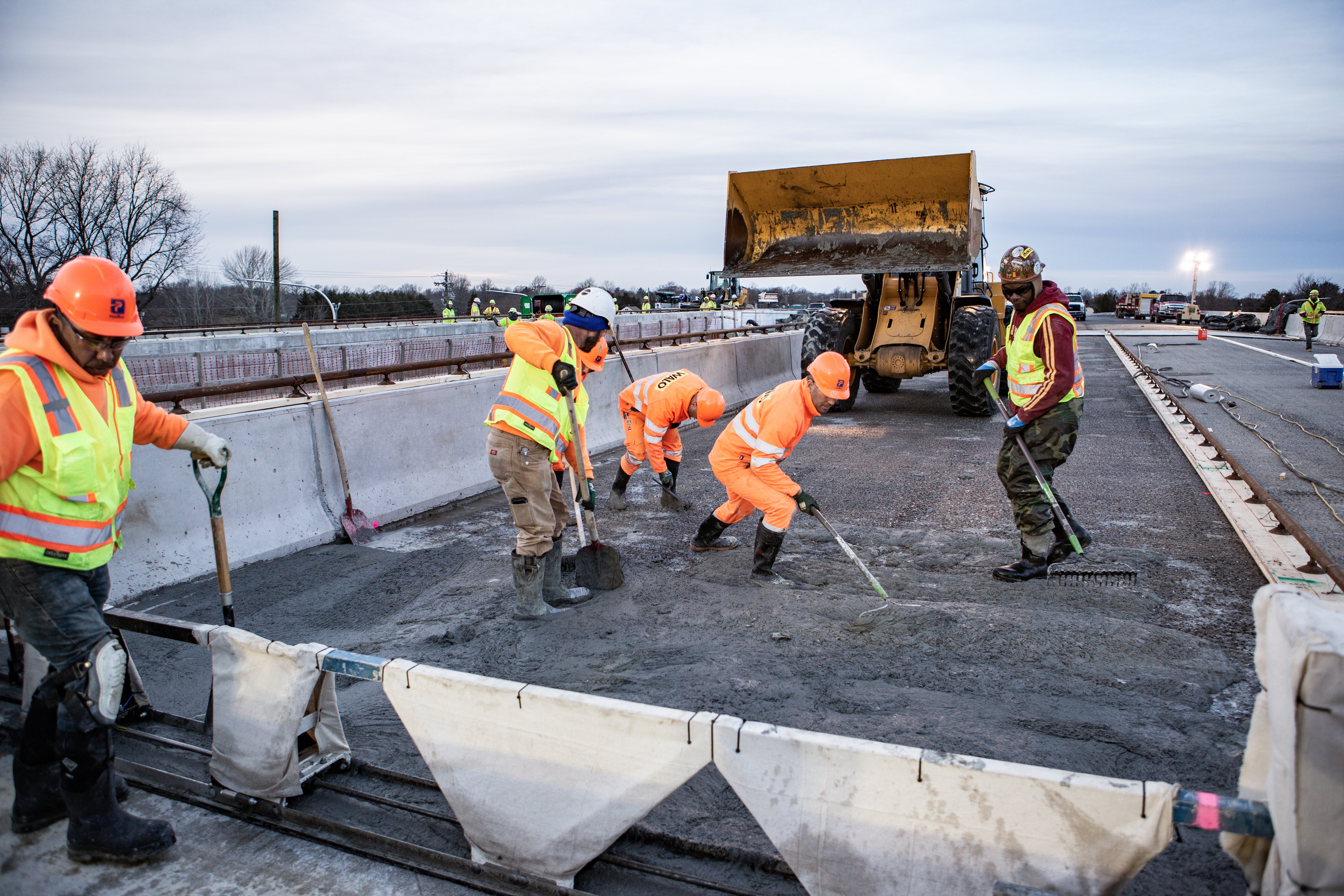 UHPC team working on bridge repairs