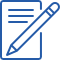 Pen Writing on Paper Icon